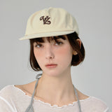 Leaf VZ Monogram 5-Panel Ball Cap / Beige