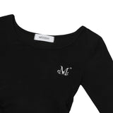 シグネイチャーロゴuネックシャーリングtシャツ