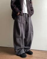 Volume Rivet Cotton Pants