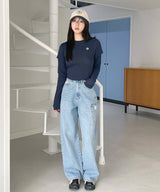 LAYERED LONG SLEEVE T-SHIRT [4color]
