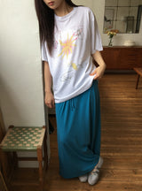 Kuon Print Loose Fit Short Sleeve Tee