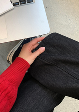 FOB Cable Knit Round Cardigan