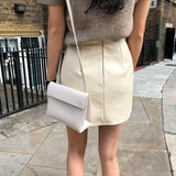 ブレットレザースカート