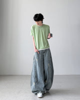 Raito Curved Balloon Denim