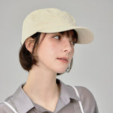 Leaf VZ Monogram Twill Pillbox Cap / Beige 