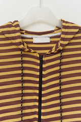 Robe Striped Zip Hoodie