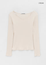 [MADE] Rulind V-neck Long-sleeved T-shirt (F/W ver.)