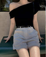 Bibi off-shoulder knitwear