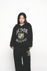 25SS オーバーサイズウォッシングフーディー ブラック