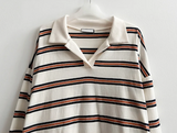 コグカラーダンガラカラー長袖Tシャツ