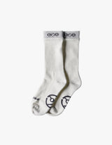DOUBLE CUFF SOCKS IVORY