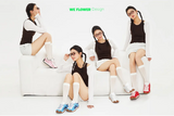WE FLOWER Fashionable New Hobo Shoes, Versatile, Comfortable and Light - weight - Cerulean Blue