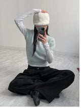 734 Peach Balloon Wide Pants