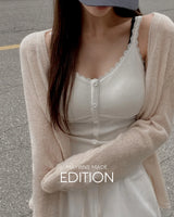 MADE. Rere V-neck wool knit cardigan