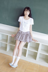 frill balloon skirt(grey)