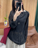 Tene Vintage Shoulder Button T-shirt