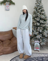 Elrond Patch Boa Jogger Pants
