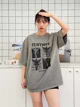 VENTIQUE ピグメントダークエンジェルTシャツ2color