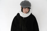 angora knit newsboy cap(6colors)