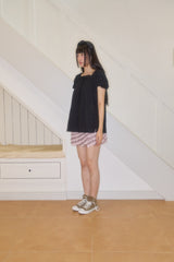 NANA LACE PUFF BLOUSE (BLACK)