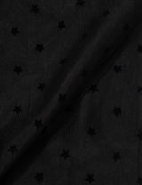 メッシュ スター ラッフル ミニスカート(BLACK)