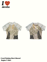 Creed Painting Short-Sleeved Raglan T-Shirt