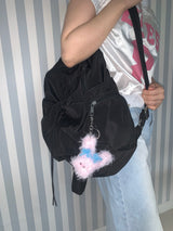 Blue Ribbon Bunny Keyring
