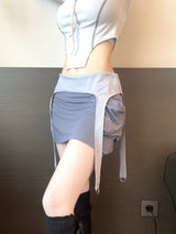 1207. Suspender strap cargo mini sk (2color)