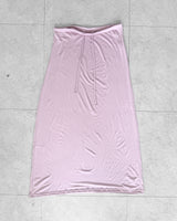 MAUVE STRING LONG SKIRT