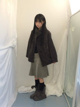 soft corduroy banding skirt