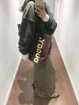 YWD TWILL ECO BAG-PURPLE