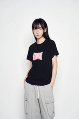 25SS ベリーバニーキャンディウーマンショートスリーブTシャツ ブラック
