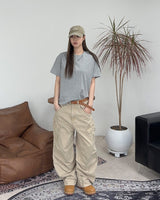 ルードクロップド半袖Tシャツ