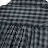 SHIRRING VOLUME CHECK SHIRT
