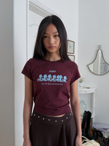 ソーバーパレードTシャツ ワイン