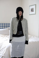 Bare Me Boucle Crop Jacket
