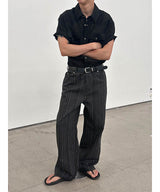 [S/S] Western シースルーリンクルシャツ(3color)