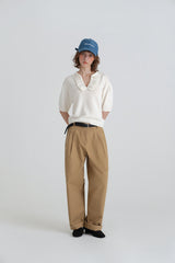 Vanilla frill knit_ivory
