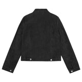 Romy Washed Leather Rider Jacket