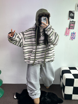 フリース❤リベットツーピンタックロングパンツ🖤🤍🩶3カラー