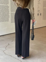 Loire Two-Button Wide Slacks