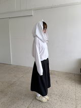 wrap skirt + pleats pants