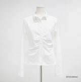 Natty Line Shirring Shirt