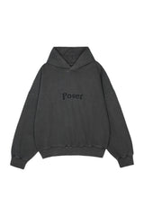 'Poser' ガーメントフーディー, チャコール