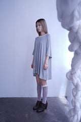 クラウディ Tシャツ ワンピース(Gray)