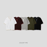 Daying waffle short sleeve T-shirt -5C
