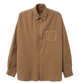 Glass Pigment Basic Cotton Shirt