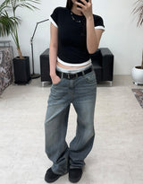 Riden layered crop top
