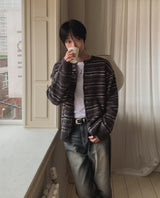 Rough Cat Brush Wide Denim Pants