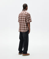 OMBRE CHECK HALF SHIRT